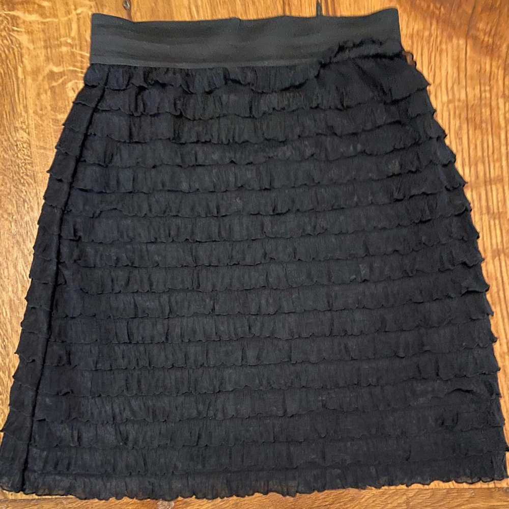 Kimchi Blue Urban Outfitters Classic Stretch Lined Black Lace Skirt, Size XS